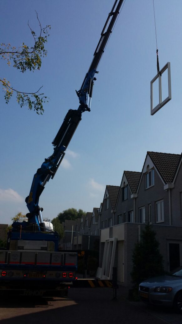 Schuifpui achtergevel plaatsen