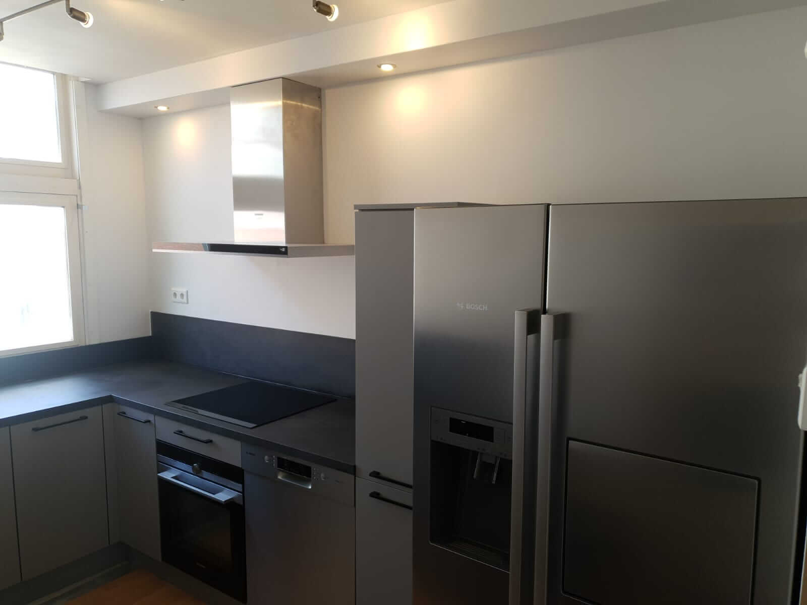 Moderne keuken in oud pand