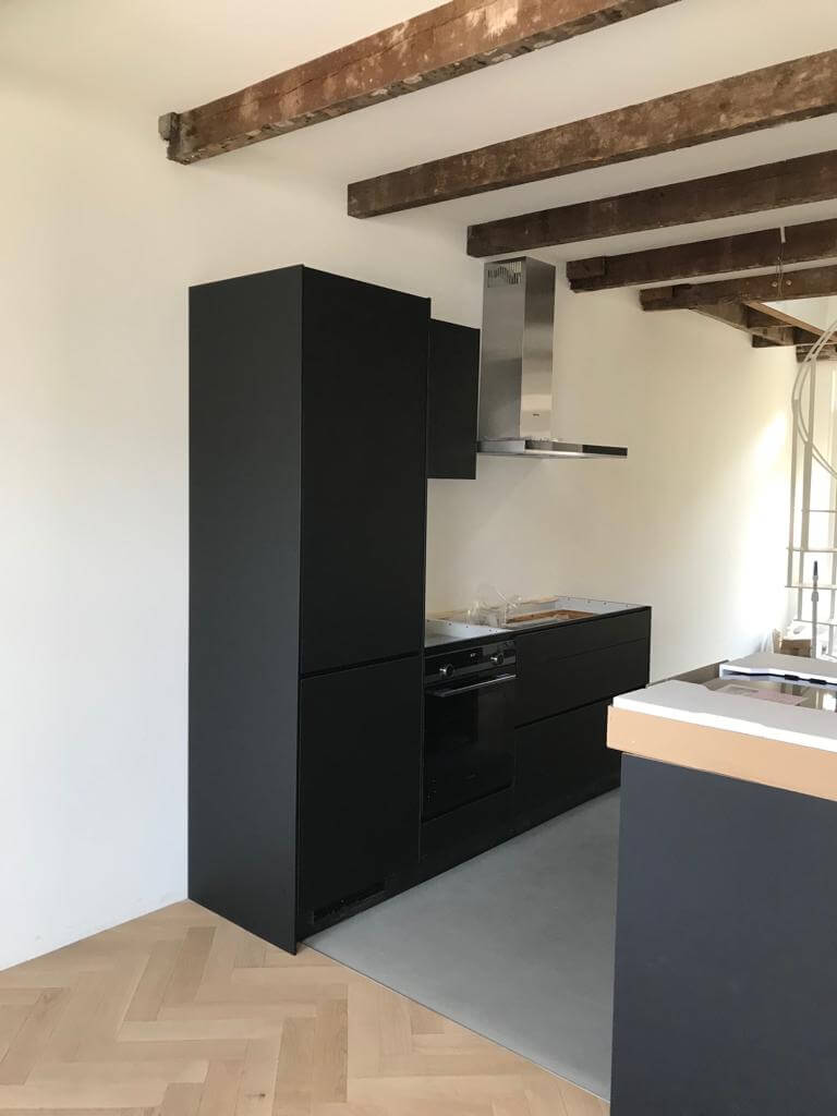 Moderne keuken in oud pand